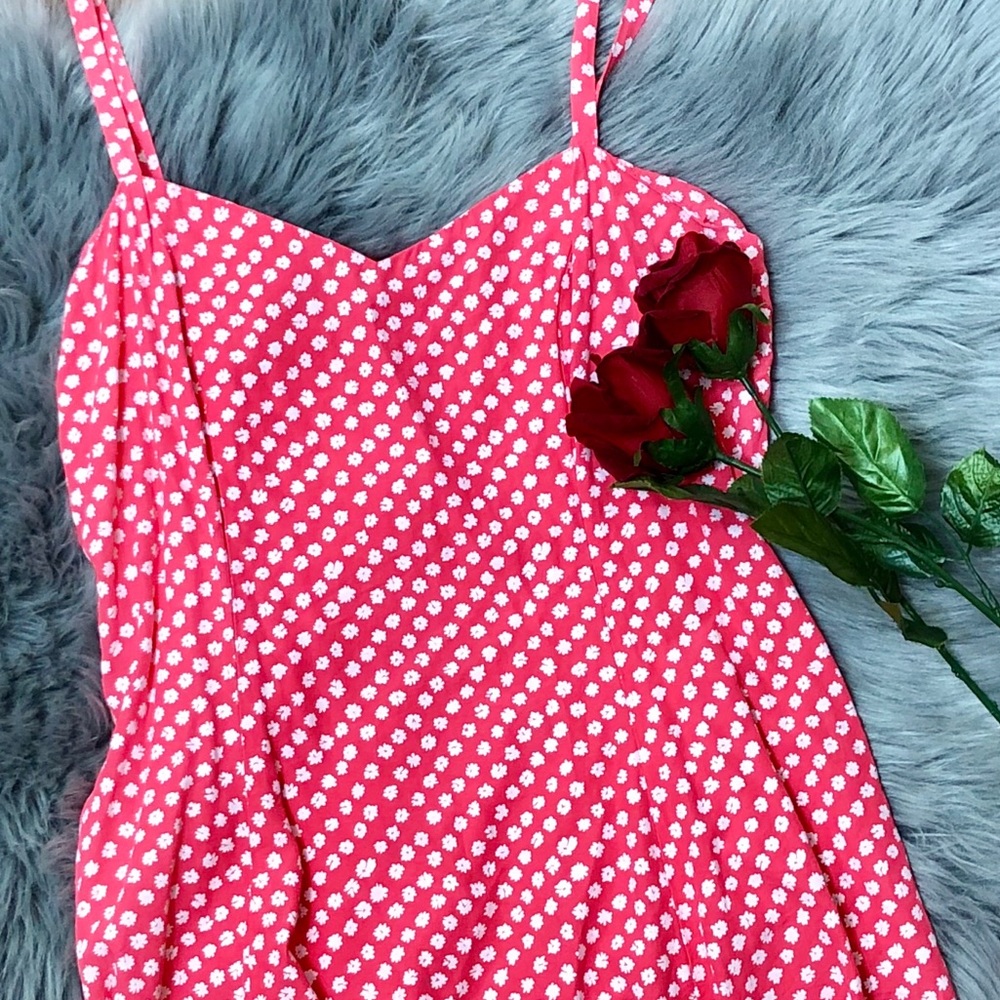 Vintage My Michelle Baby Doll Flower Print Dress